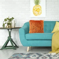 Cojín en Tela Plain 10 45x45 cm Naranja