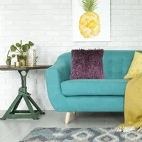 Cojín en Tela Plain 10 45x45 cm Morado