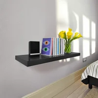 Repisa Flotante Resistente Pasacable 80x4x30cm Café Oscuro