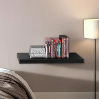 Repisa Flotante Resistente Pasacable 60x4x30cm Café Oscuro