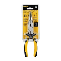 Alicate Punta Larga Comfort Grip 8 Pulgadas Pretul