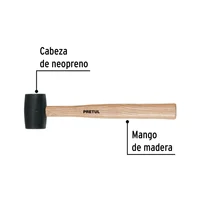 Mazo de Goma 8 Oz