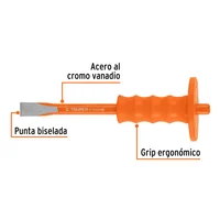 Cincel con Grip Largo 10 Pulgadas Cuña 3/4 Pulgadas Truper