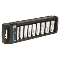 Juego de Copas Largas 9 Piezas de 10 a 19 mm Truper