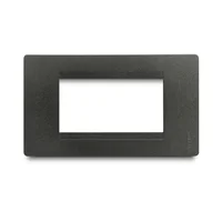 Placa Stilo Interruptor 3H Grafito Veto
