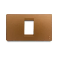 Placa Stilo Interruptor 1H Cobre Veto