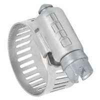 10 Abrazaderas de Acero Inoxidable 3/4 A 11/16