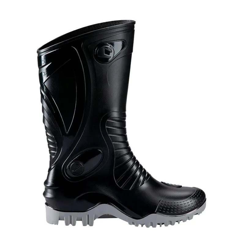 Botas de PVC Negro/Gris Dakar Talla 37 | Falabella Colombia