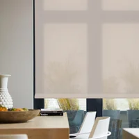 Enrollable Solar Screen 10 Crema A La Medida Ancho Entre 140.5-155  cm Alto Entre  240.5-260 cm