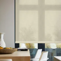 Enrollable Damasco Crema A La Medida Ancho Entre 140.5-155  cm Alto Entre  240.5-260 cm