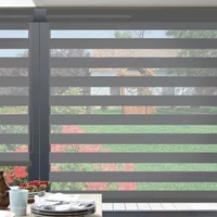 Sheer Elegance Misty Gris A La Medida Ancho Entre 150.5-170  cm Alto Entre  120.5-135 cm