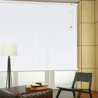 Persiana Horizontal De Aluminio 25  mm Color Blanco Gl A La Medida Ancho Entre 100.5-110  cm Alto Entre  220.5-240 cm