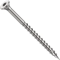 Tornillo para Madera Mando Estrella Acero Inoxidable N. 10 X 7.62 cm