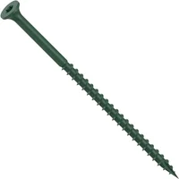 Tornillo para Madera Mando Estrella N. 10 X 10.16 cm Verde