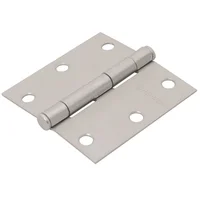 Bisagra Cuadrada Acero Cromo Mate Cab Plana 3 Pulg