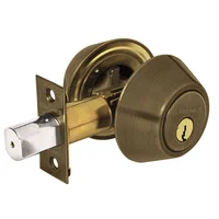 Cerrojo Llave-Llave. Latón Antiguo