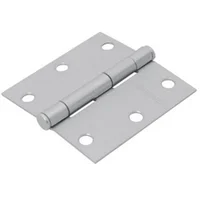 Bisagra Cuadrada Acero Mate Cabeza Plana 2.1/2 Pulg