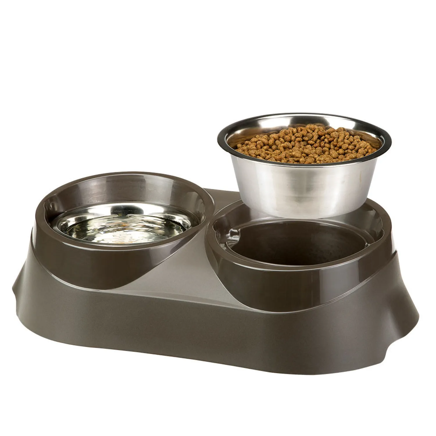 Comedero  Para Perro Doble Duo Ferplast 1Lt 6