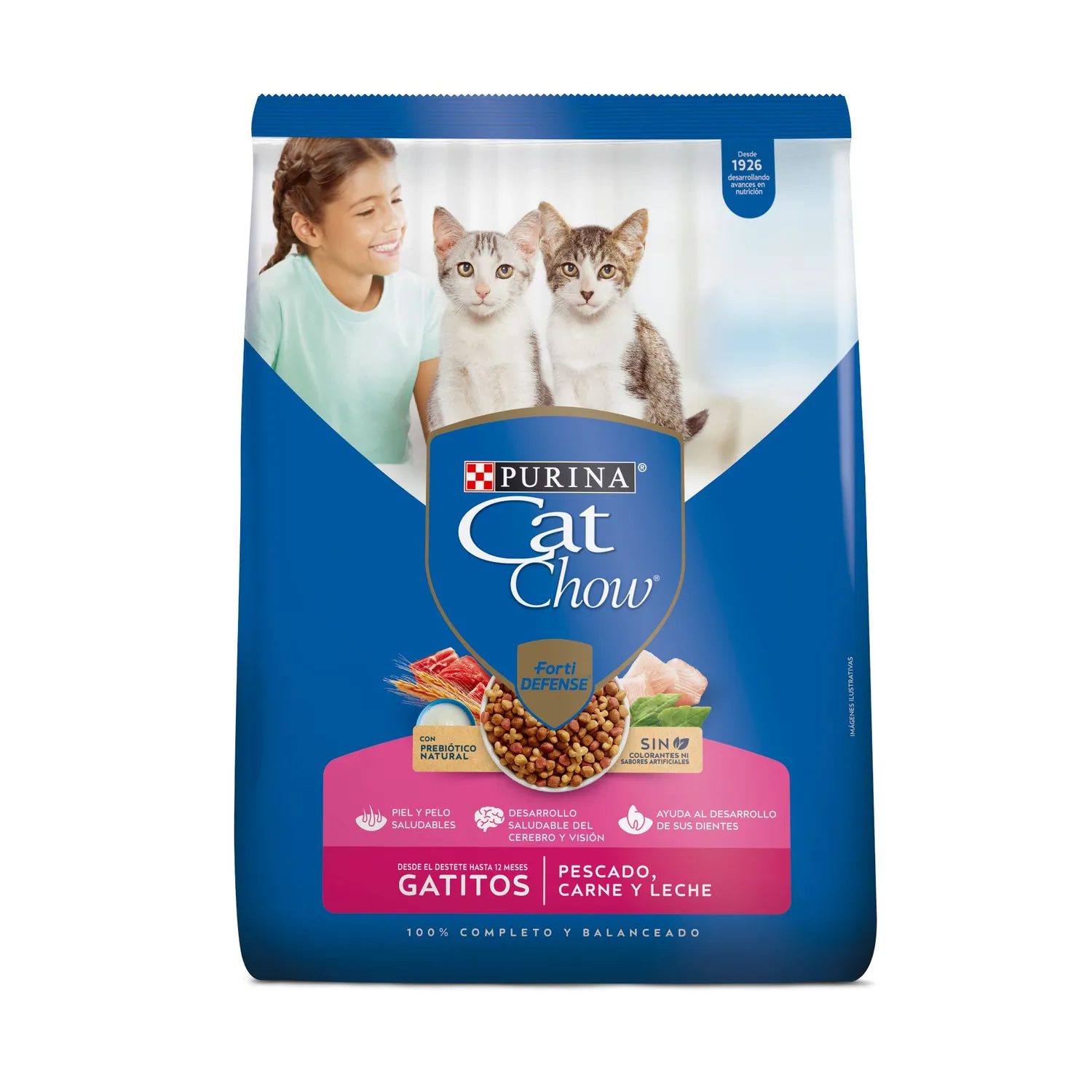 Comida Seca Para Gatitos Fortidefense Cat Chow 8kg
