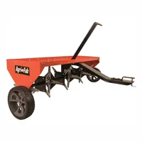 Aireador De Césped AgriFab De Acero Con Tambor De 63 Kg Y 32 Púas