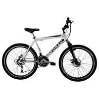 Bicicleta De Montaña Sforzo Shimano R27.5 21V Suspensión Delantera Disco Mecánico Tipo Moto Blanco