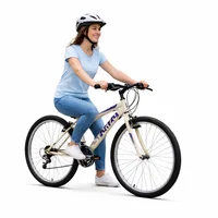 Bicicleta De Montaña Sforzo Dama R26 18V Talla M Disco Mecánico Beige