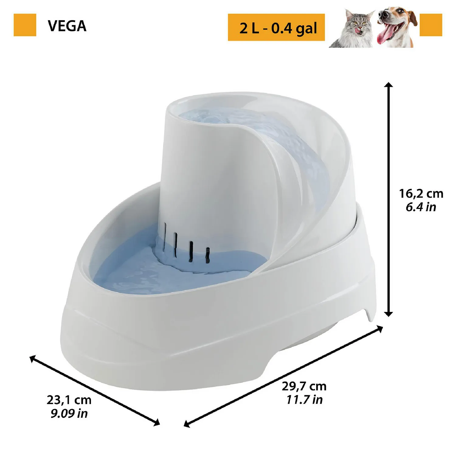 Fuente Para Perro Y Gato Vega 2Lt 7
