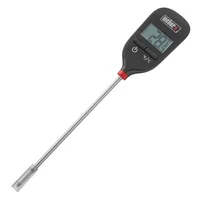 Termómetro Incrustable Para Carne Largo Para Carne Digital En Acero Inoxidable
