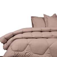 Plumón Fundón Microfibra Doble Taupe