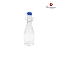 Botella Indro 355Ml Con Tapa Plástica Azul