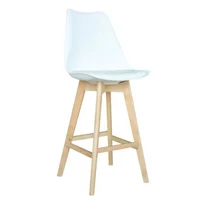 Silla Barra Milano Tapizada 54x49x104 Blanco
