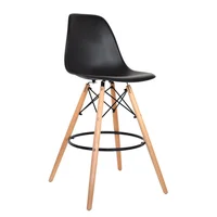 Silla Barra Eames 70x46x111 Negro