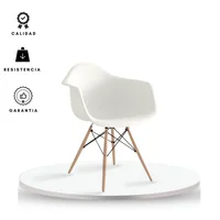 Silla Brazos Eames Adulto 58.5x62x80 Blanco