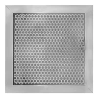 Tapa Regular Aluminio Perforada Palanca 30X30 Gris