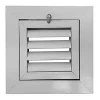 Rejilla Vent Aluminio Persi Aleta Fija 30X30 Gris