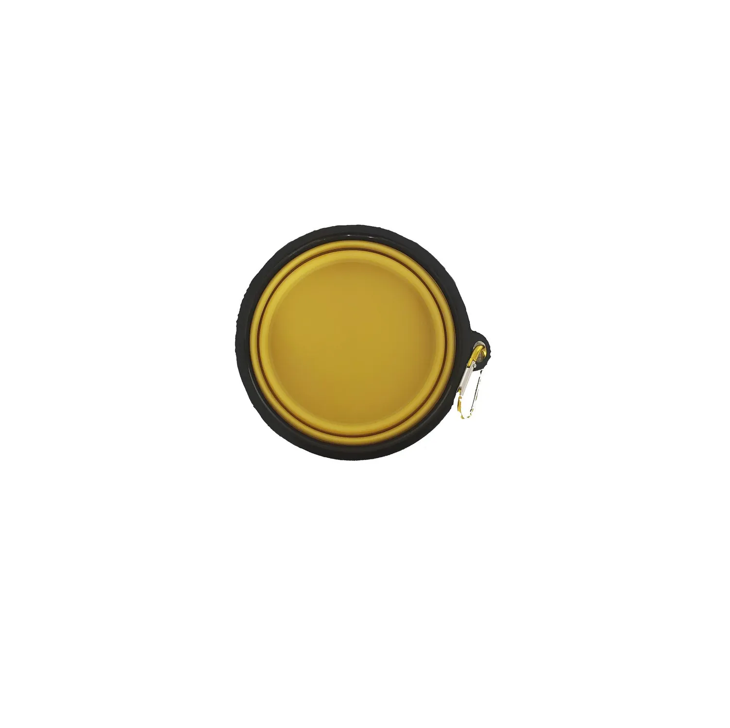 Tazón En Silicona Para Mascotas Grande Color Amarillo Solepet 17.5 Cm 4