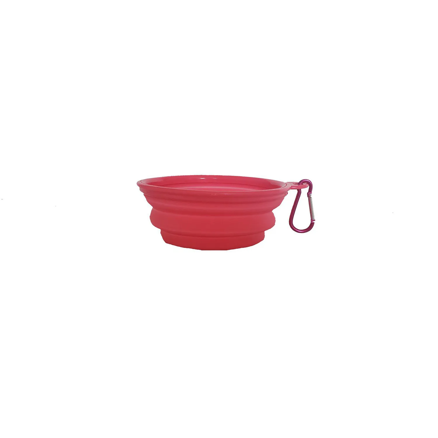 Tazón En Silicona Para Mascotas Pequeño Color Rosado Solepet 13Cm
