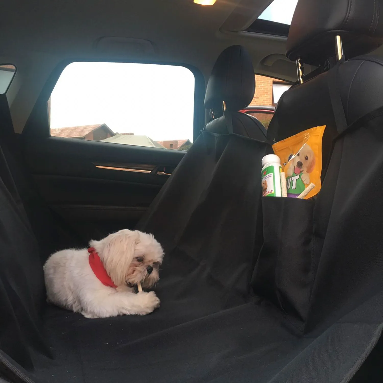 Protector De Carro Para Mascotas Karytex Negro 3