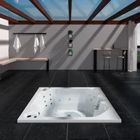 Jacuzzi Santorini 180 X 180 Cm Hidro-Aeromasaje Blanco