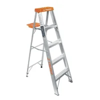 Escalera 1.5 m Tijera con Bandeja Aluminio 102 kg Truper