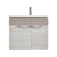 Mueble de Baño Plus Niebla con Lavamanos Elipse 60 cm Corona