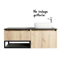 Mueble de Baño Plus Derecho con lavamanos Cascade 120 cm Corona