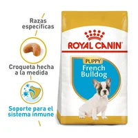 Comida Seca Para Perro Cachorro Raza Bulldog Frances 1.3 Kg