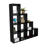 Biblioteca Escalera Beijing 170X155X30 Wengue