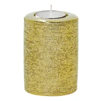 Portavela  11,5 Cm Oro Mompox