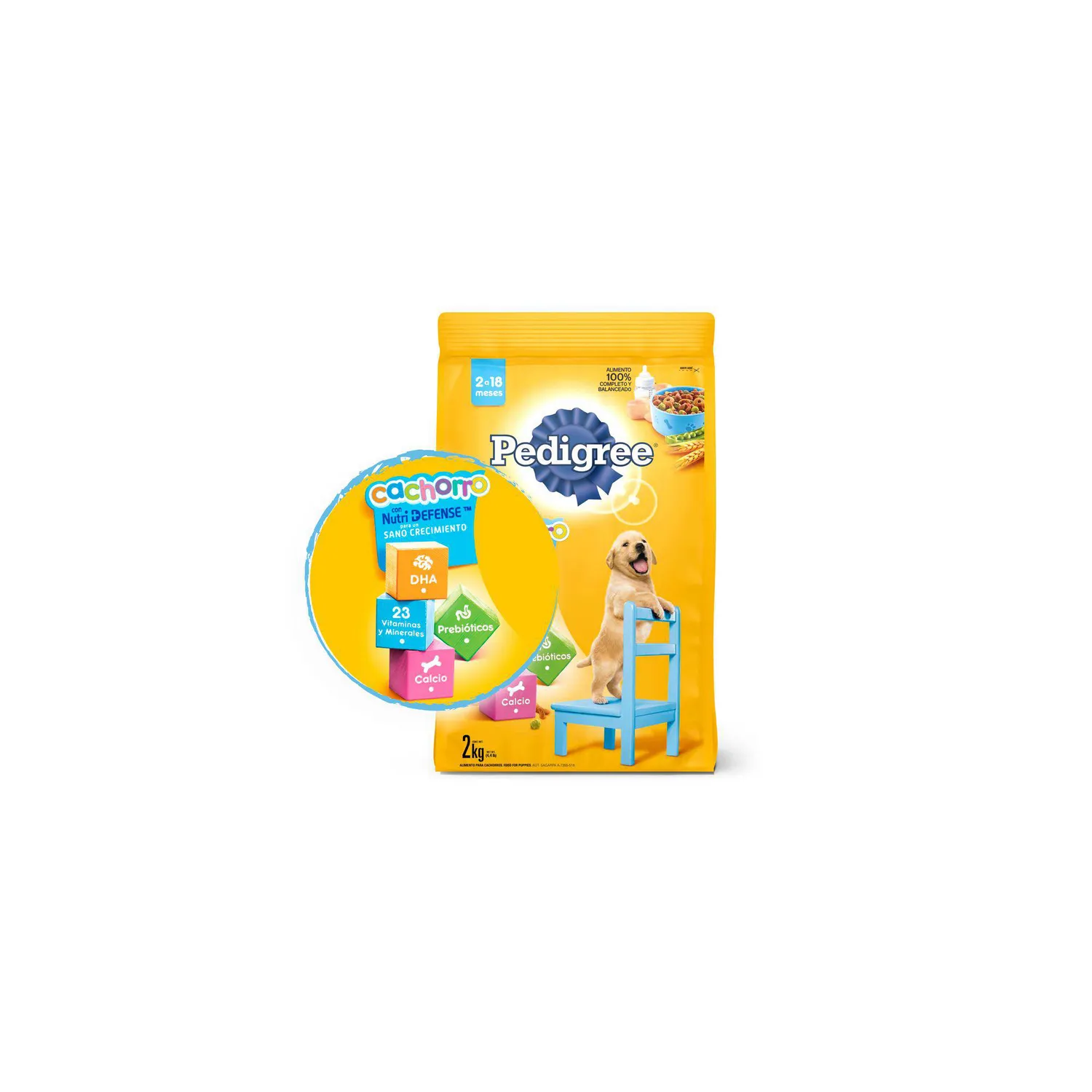 Comida Seca Para Perros Pedigree Carne Pollo Cerdo 2kg Pedigree 3