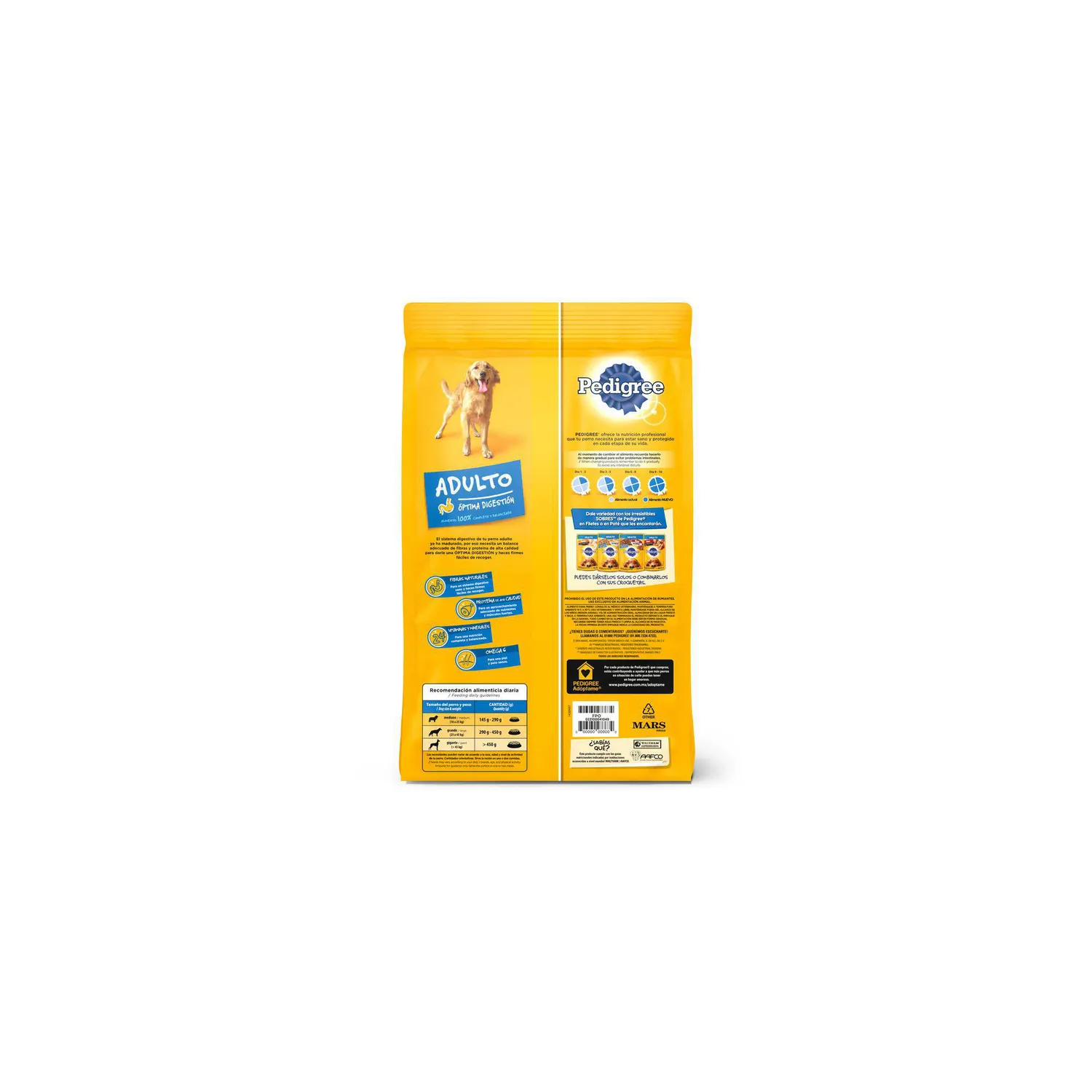 Comida Seca Para Perro Pedigree Adulto Raza Grande 2kg