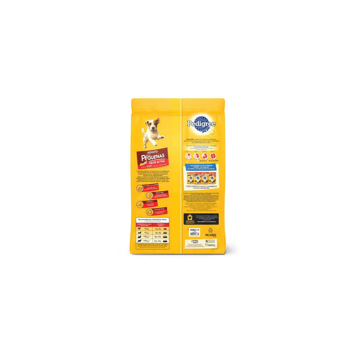 Comida Seca Para Perro Pedigree Raza Pequeña 4kg