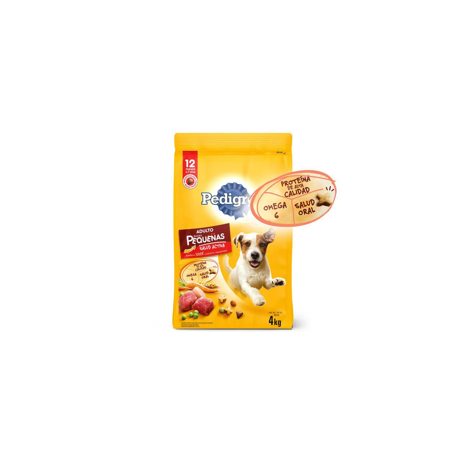 Comida Seca Para Perro Pedigree Raza Pequeña 4kg 3
