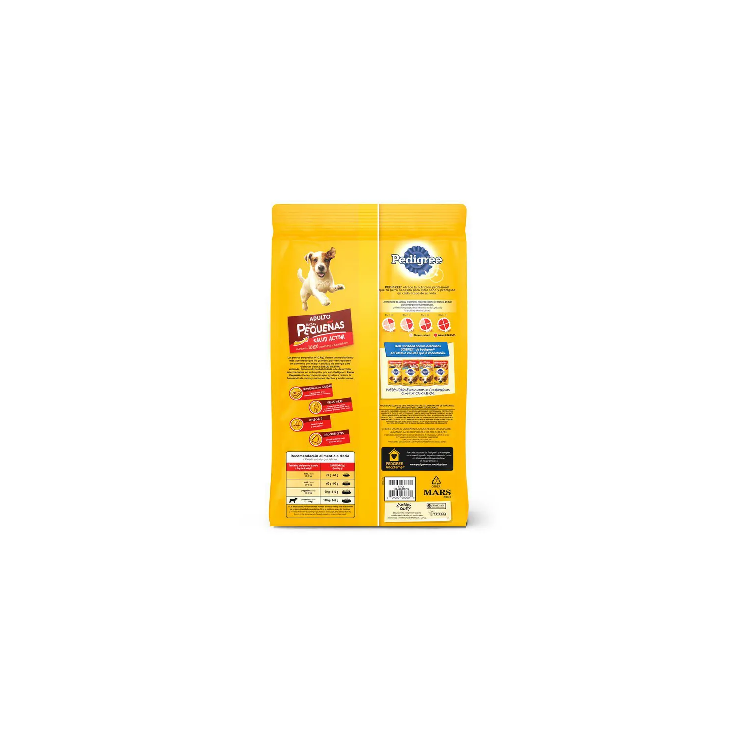 Comida Seca Para Perro Pedigree Raza Pequeña 2kg